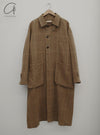 AVIVA JIFEI XUE 24 Autumn and Winter Wool Linen Plaid Casual Coat AJX-FW24-RMC-KWLC-GW Plaid